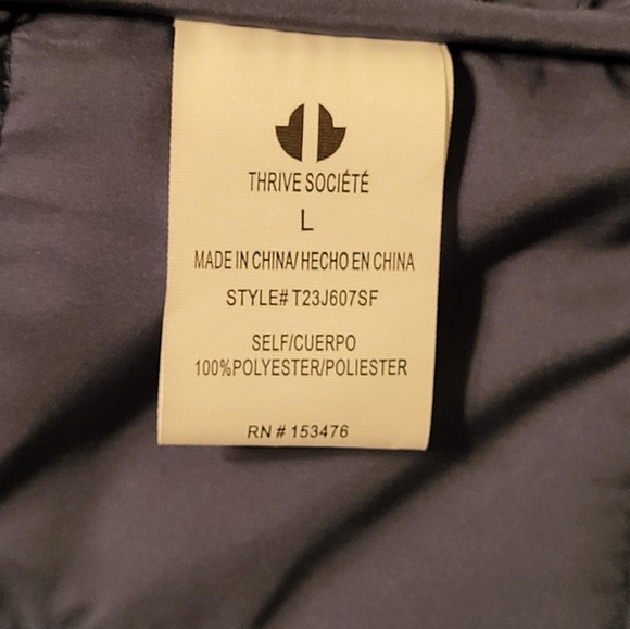 THRIVE SOCIETE - WOMEN'S QUILTED LIGHTWEIGHT VEST NWT - Picture 5 of 8